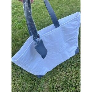 DOLCE & GABBANA LIGHT BLUE PARFUM WHITE GRAY WEEKENDER TOTE BAG TRAVEL W TAG-NEW